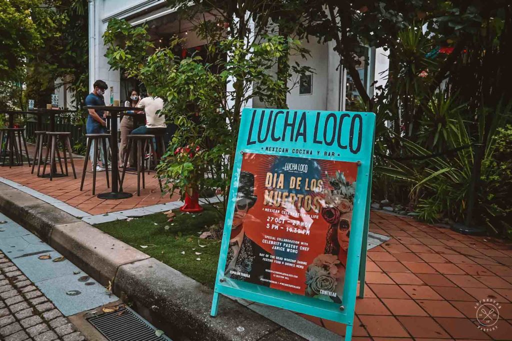 Special Day of the Dead Menu at Lucha Loco, Singapore